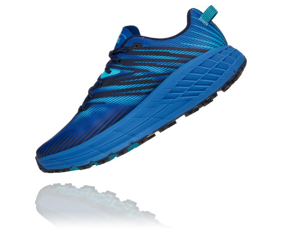 Zapatillas Trail Hoka One One Hombre - Speedgoat 4 - Azules - JMA659230